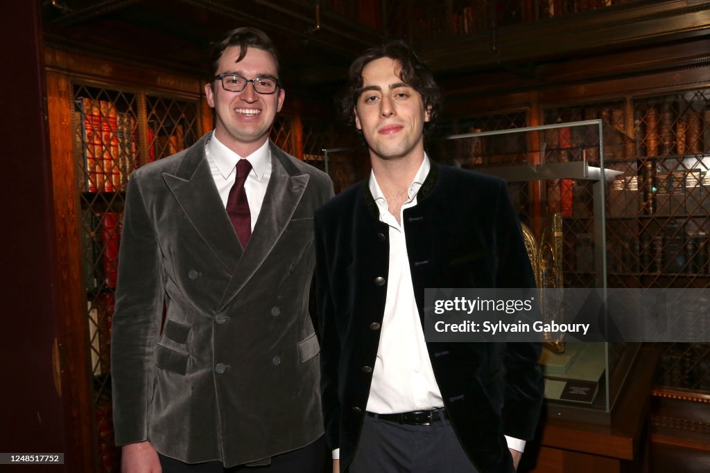 Alex Oneil and Adam Shaw attend The Morgan Library & Museum's Evening