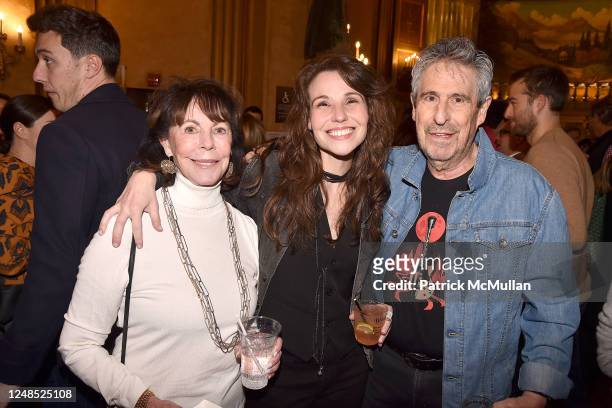 Heather Sue Chase, Katy Williamson and Richard Yulman attend Love Rocks NYC 2023 VIP Concert Rehearsal at Beacon Theatre on March 8, 2023 in New York...