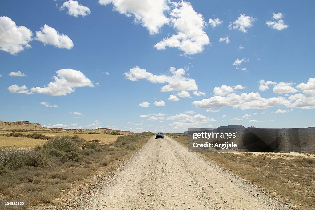 Car on road