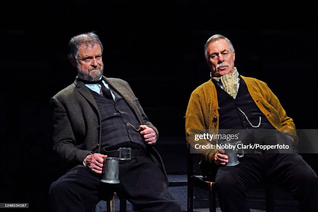 Barrie Thomas Rutter British actors Russell Richardson and Barrie Rutter performing as ...
