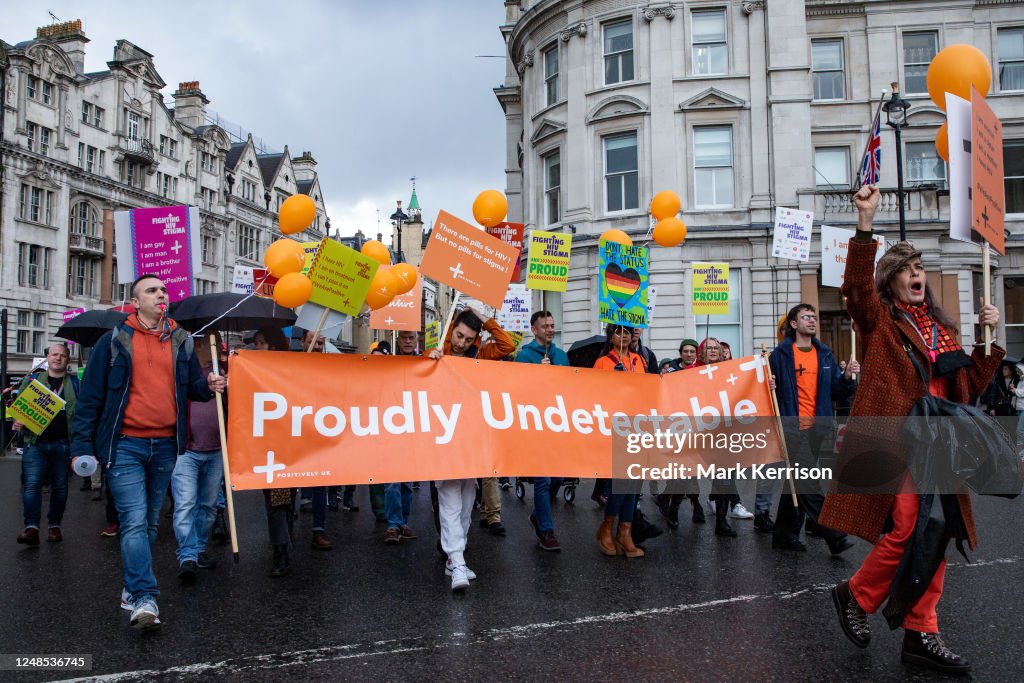 Fighting HIV Stigma And Proud March London