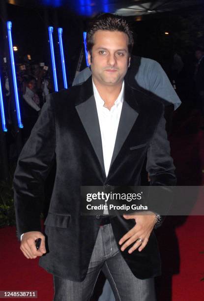 Fardeen Khan attend the "Rock On" premiere on August 28, 2008 in Mumbai, India.