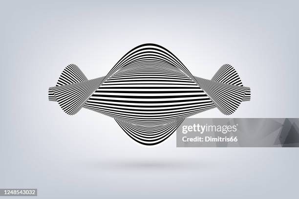 abstract op-art design element - flight simulation stock illustrations