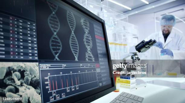 Lab Computer Dna Dna Screen Photos and Premium High Res Pictures - Getty Images