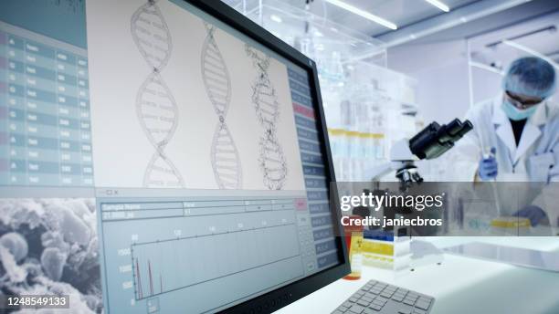 Lab Computer Dna 98 Dna Sequence Letters Stock Photos, High-Res Pictures, and Images ...