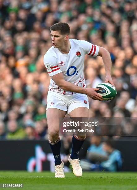 Dublin , Ireland - 18 March 2023; Owen Farrell of England during the Guinness Six Nations Rugby Championship match between Ireland and England at the...