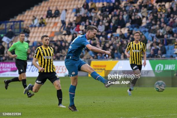 Luuk de Jong of PSV Eindhoven during the Dutch premier league match between Vitesse and PSV at the Gelredome on March 19, 2023 in Arnhem,...