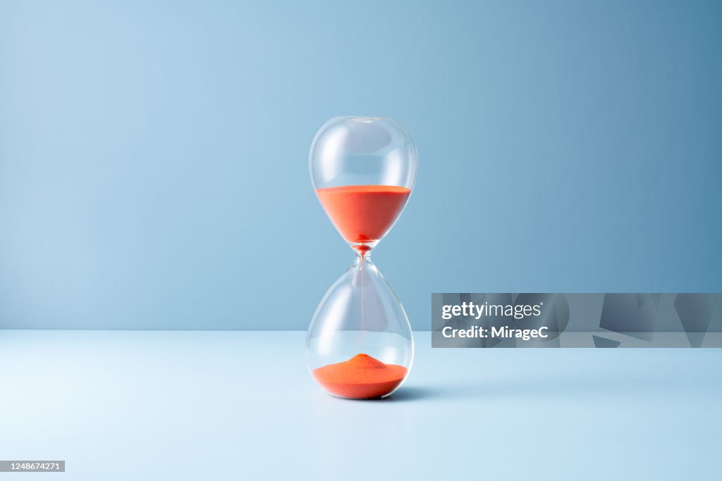 Orange Sand Hourglass