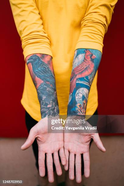 Crows Tattoo Photos and Premium High Res Pictures - Getty Images Crows Tattoo Photos and Premium High Res Pictures - Getty Images