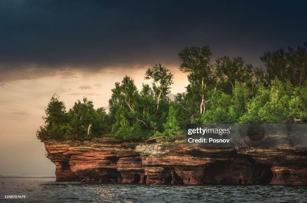 Devils Island at Apostle Islands