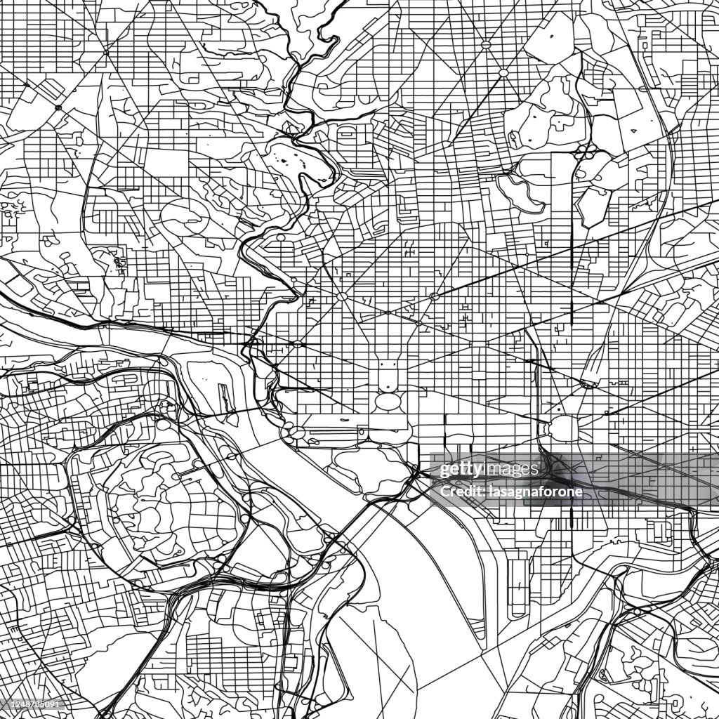 Washington DC Vector Map