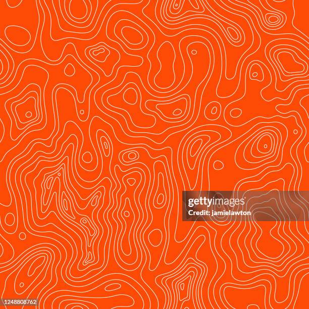 seamless topographic contour lines - running stock illustrations