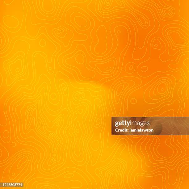 seamless topographic contour lines - heat map stock illustrations