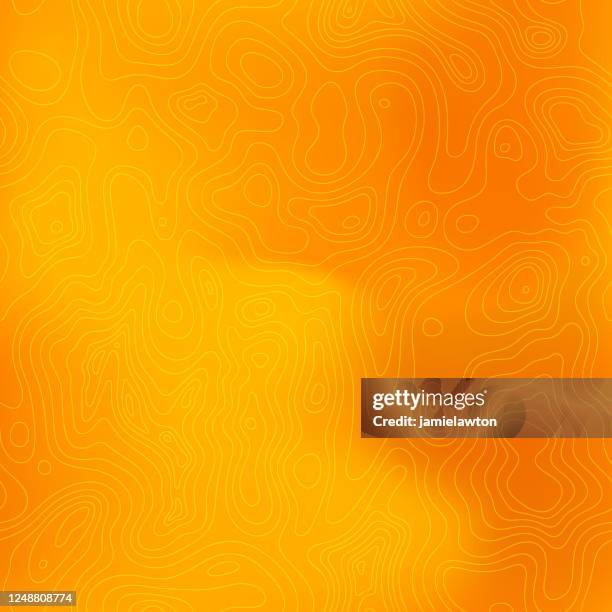 seamless topographic contour lines - heat map stock illustrations