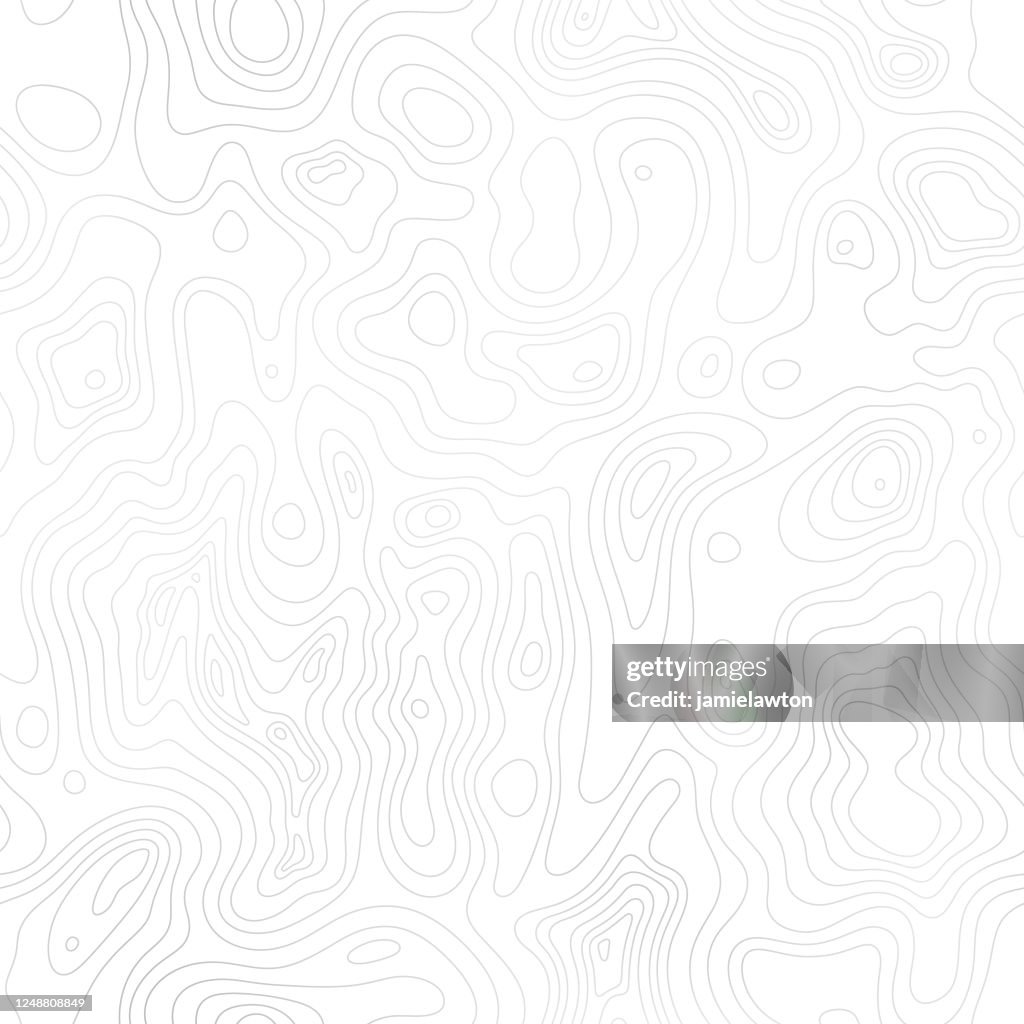 Nahtlose topographische Konturlinien