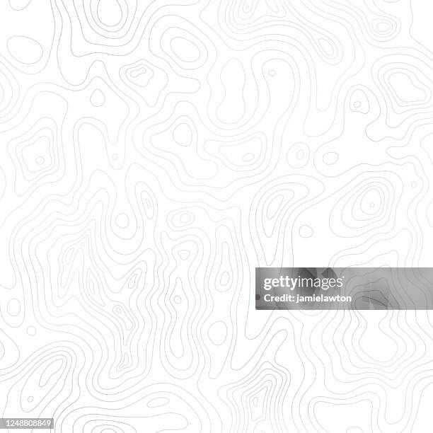 seamless topographic contour lines - topography stock illustrations