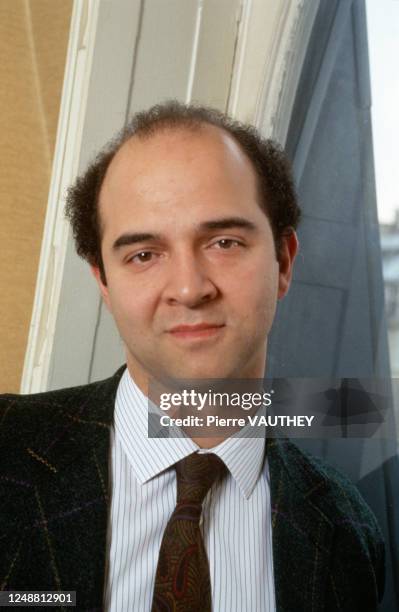 PIERRE MOSCOVICI, NEW NATIONAL TREASURER OF THE PARTI SOCIALISTE