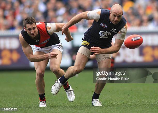 Kyle Hardingham 110 First Elimination Final Carlton V Essendon Photos & High Res ...