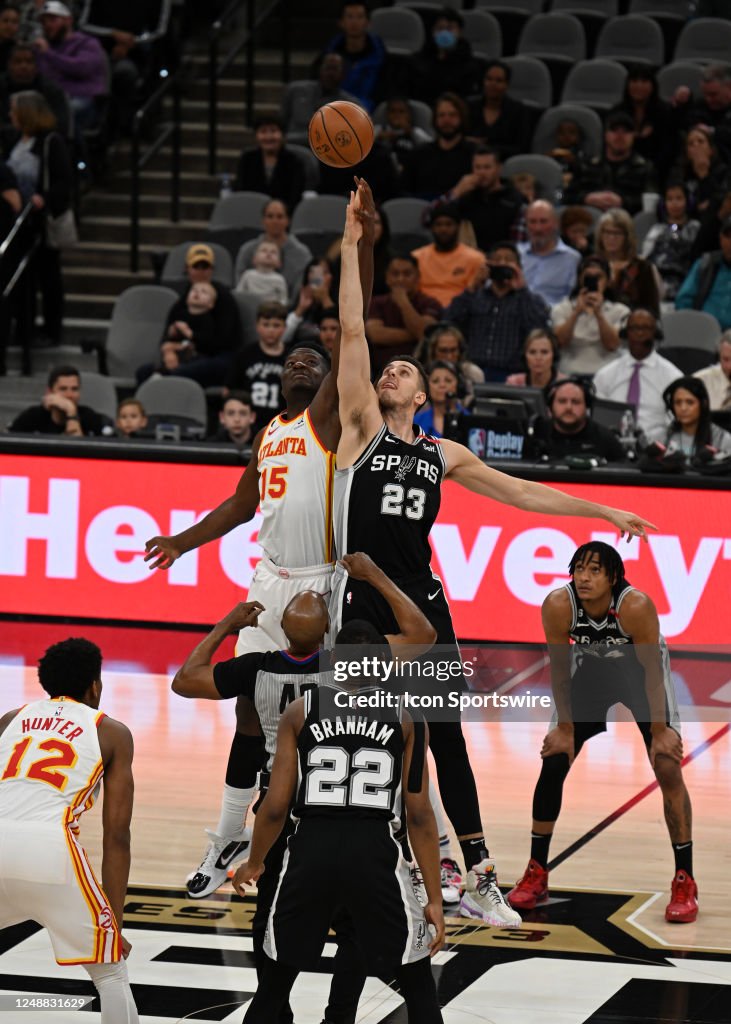 NBA: MAR 19 Hawks at Spurs