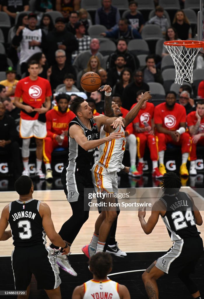 NBA: MAR 19 Hawks at Spurs