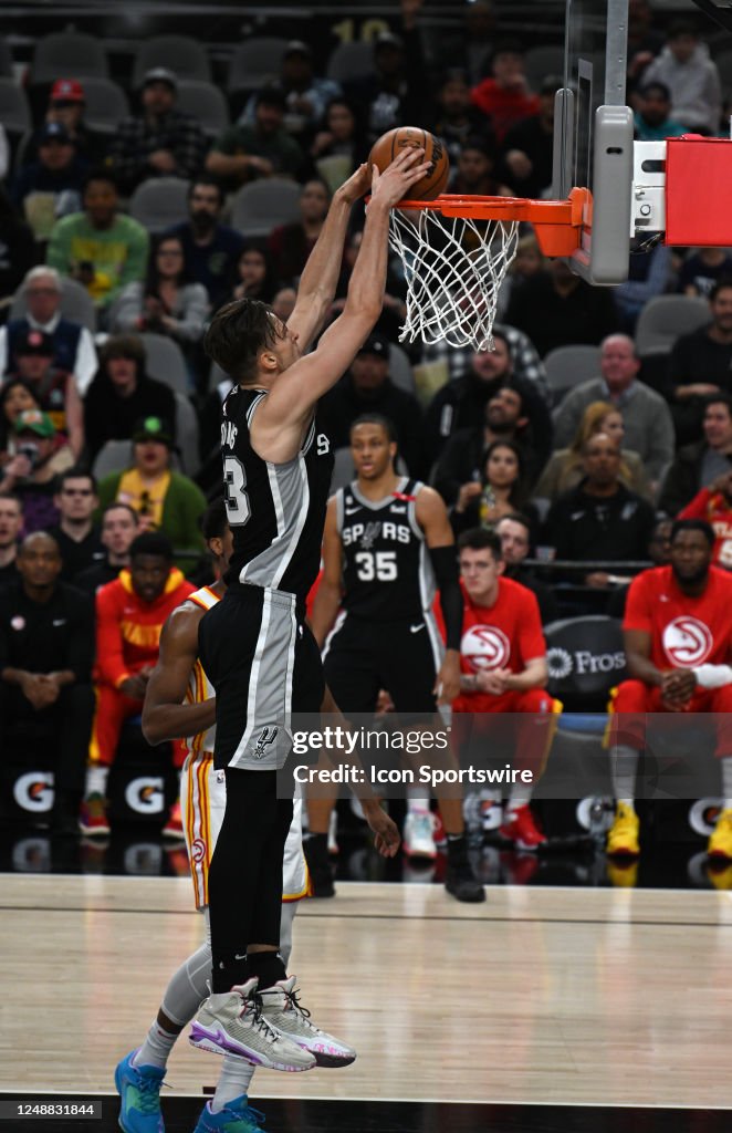 NBA: MAR 19 Hawks at Spurs