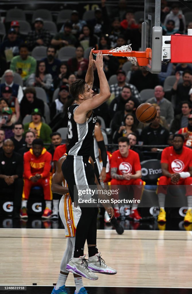 NBA: MAR 19 Hawks at Spurs