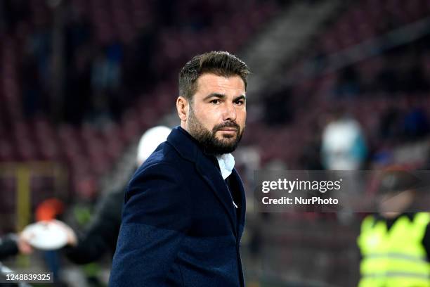 Portrait of Adrian Mutu during Romania Superliga1 Play-off: CFR Cluj vs FC Rapid, disputed on Dr Constantin Radulescu Stadium, 19 March 2023