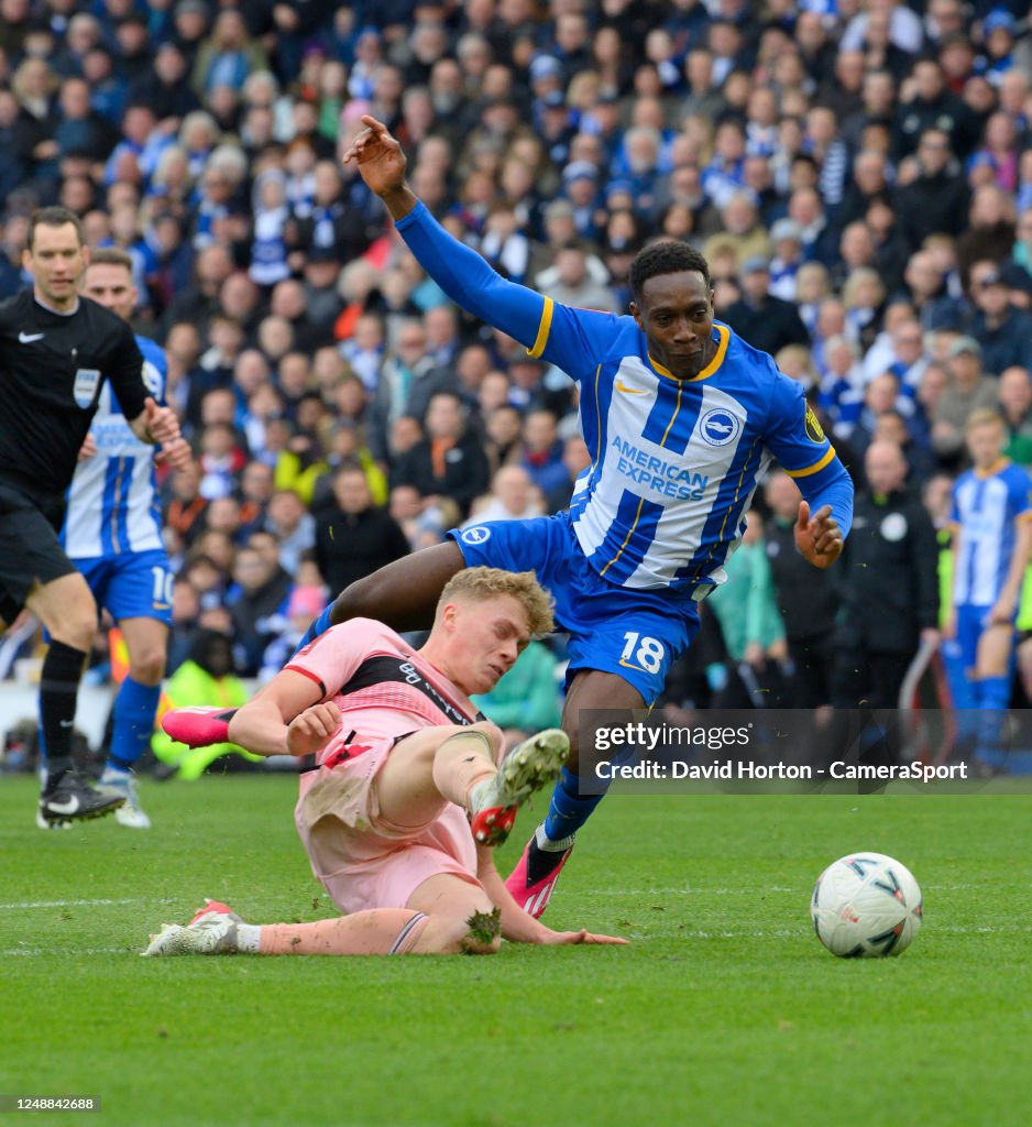 Grimsby Town's Andy Smith battles with Brighton & Hove Albion's Danny... News Photo Getty Images Grimsby Town's Andy Smith battles with Brighton & Hove Albion's Danny... News Photo Getty Images