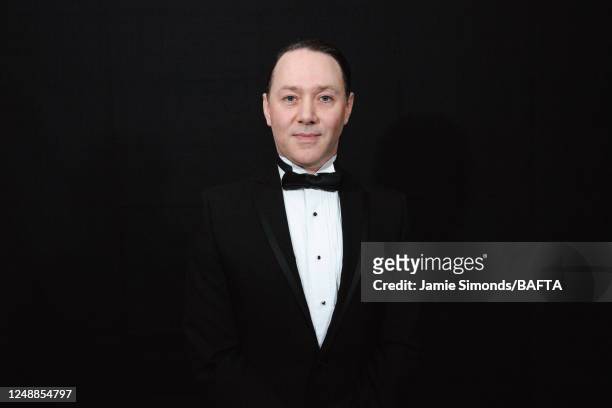 Comedian and writer Reece Shearsmith is photographed for BAFTA on April 22, 2018 in London, England.