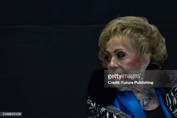 March 17, 2023 in Toluca , Mexico : Silvia Pinal, first Mexican actress, during the presentation of the 'Silvia Pinal in the cinema of Luis Buñuel'...