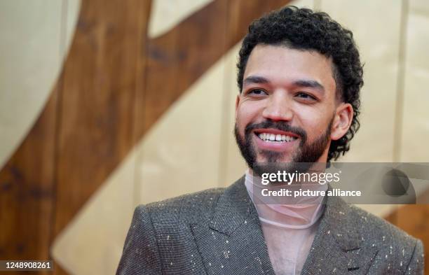 March 2023, Berlin: Actor Justice Smith comes to the special screening of the film "Dungeons & Dragons: Honor Among Thieves" at Zoo Palast. The film...