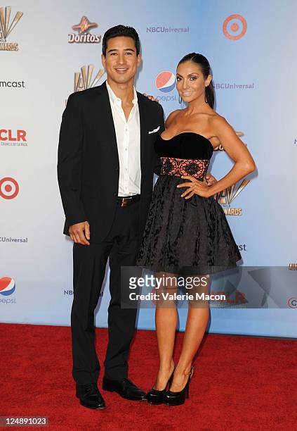 Mario Lopez and Courtney Mazza arrives at the 2011 NCLR ALMA Awards held at Santa Monica Civic Auditorium on September 10, 2011 in Santa Monica,...