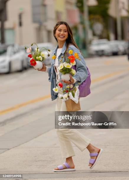 Jamie Chung is seen on March 20, 2023 in Los Angeles, California.