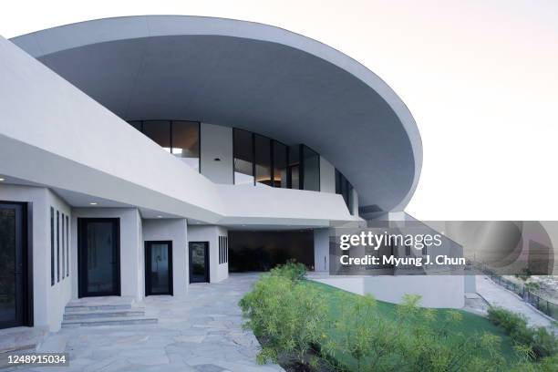 Former housekeeper rooms, left, have been turned into five additional guest bedrooms. The Bob Hope house in Palm Springs is more than 23,000 square...