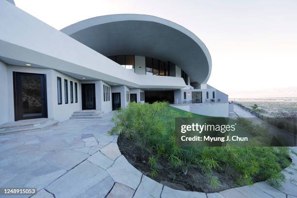 Former housekeeper rooms, left, have been turned into five additional guest bedrooms. The Bob Hope house in Palm Springs is more than 23,000 square...