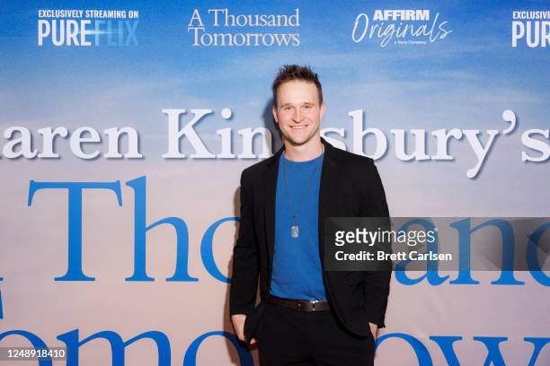 Ben Davies attends the red carpet premiere of "A Thousand Tomorrows" at AMC DINE-IN Thoroughbred 20 on March 20, 2023 in Franklin, Tennessee.