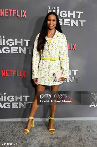 Fola Evans-Akingbola at the L.A. Special Screening of "The Night Agent" held at the Tudum Theater on March 20, 2023 in Los Angeles, California.