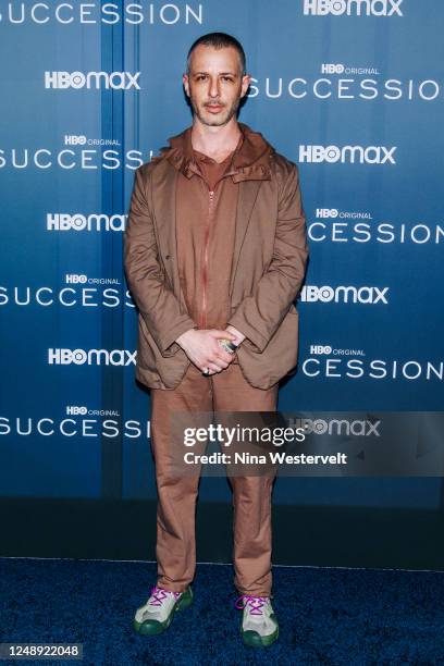 Jeremy Strong at the season 4 premiere of "Succession" held at Jazz at Lincoln Center on March 20, 2023 in New York City.