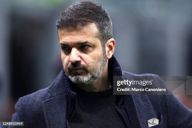 Andrea Stramaccioni commentator of Dazn looks on during the Serie A football match between Fc Internazionale and Juventus Fc. Juventus Fc wins 1-0...