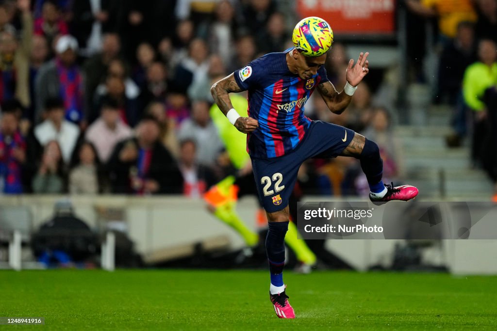 Raphinha Right Winger Of Barcelona And Brazil Shooting To Goal During raphinha-right-winger-of-barcelona-and-brazil-shooting-to-goal-during