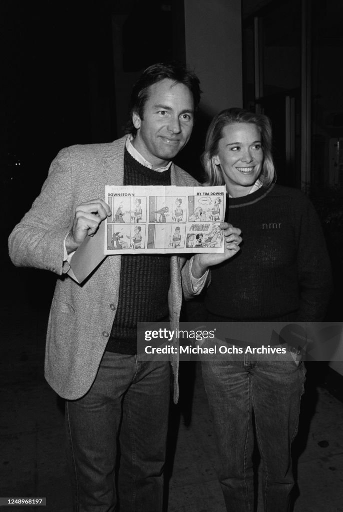 American actor and comedian John Ritter with his wife, actress Nancy ...