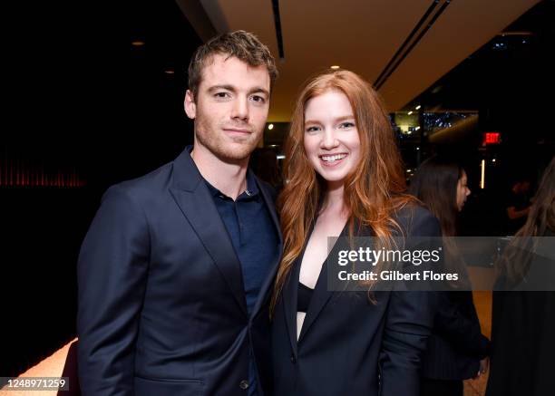 Gabriel Basso and Annalise Basso at the L.A. Special Screening of "The Night Agent" held at the Tudum Theater on March 20, 2023 in Los Angeles,...