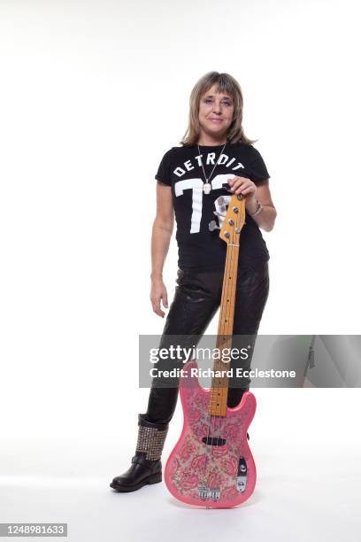 Suzi Quatro, American rock singer, bass guitarist, and actress, United Kingdom, 2016.