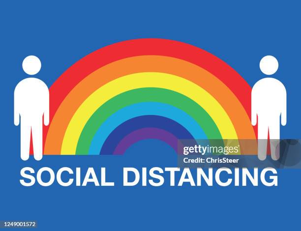 social distancing - nhs stock illustrations