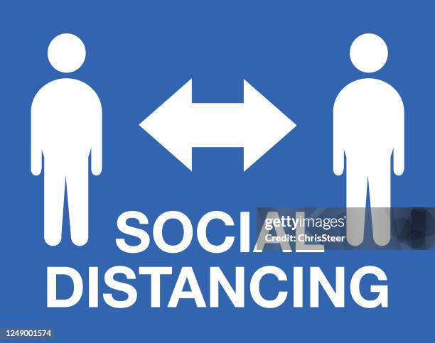 social distancing - nhs stock illustrations