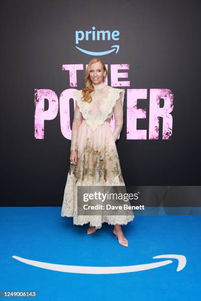 Toni Collette attends the UK Premiere of "The Power" at Odeon Luxe West End on March 21, 2023 in London, England.