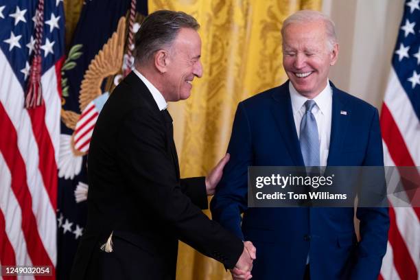 National Medal Of Arts Awarded At White House Photos and Premium High ...