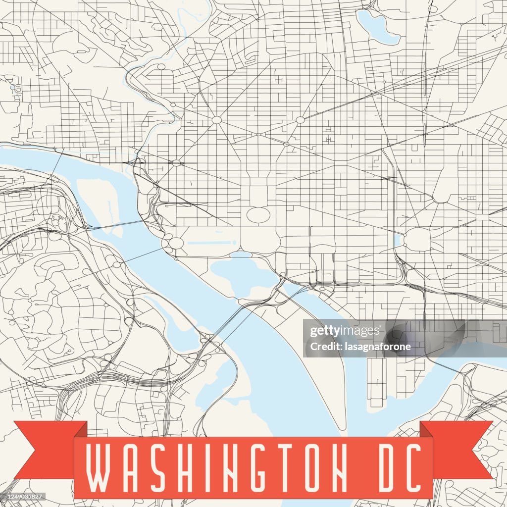 Washington DC Vector Map