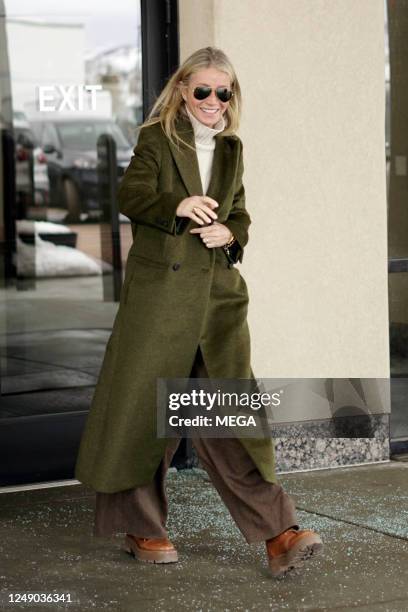 Gwyneth Paltrow is seen leaving court on March 21, 2023 in Park City, Utah.