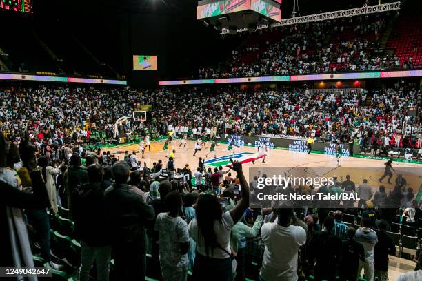 View of the court during the game between the US Monastir and the AS Douanes on March 21, 2023 at the Dakar Arena. NOTE TO USER: User expressly...